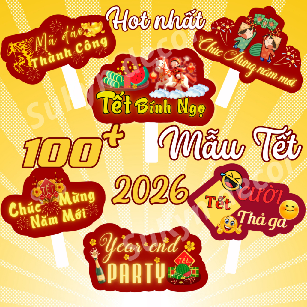 Hashtag Cầm Tay Chụp Ảnh Tết, Hashtag tết, Hastag năm mới 2026 year end party YEP, bảng cầm tay tất 