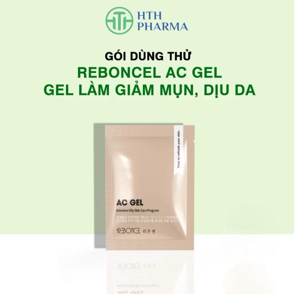Gói dùng thử - AC Gel Reboncel - Gel làm giảm mụn, dịu da 3ml