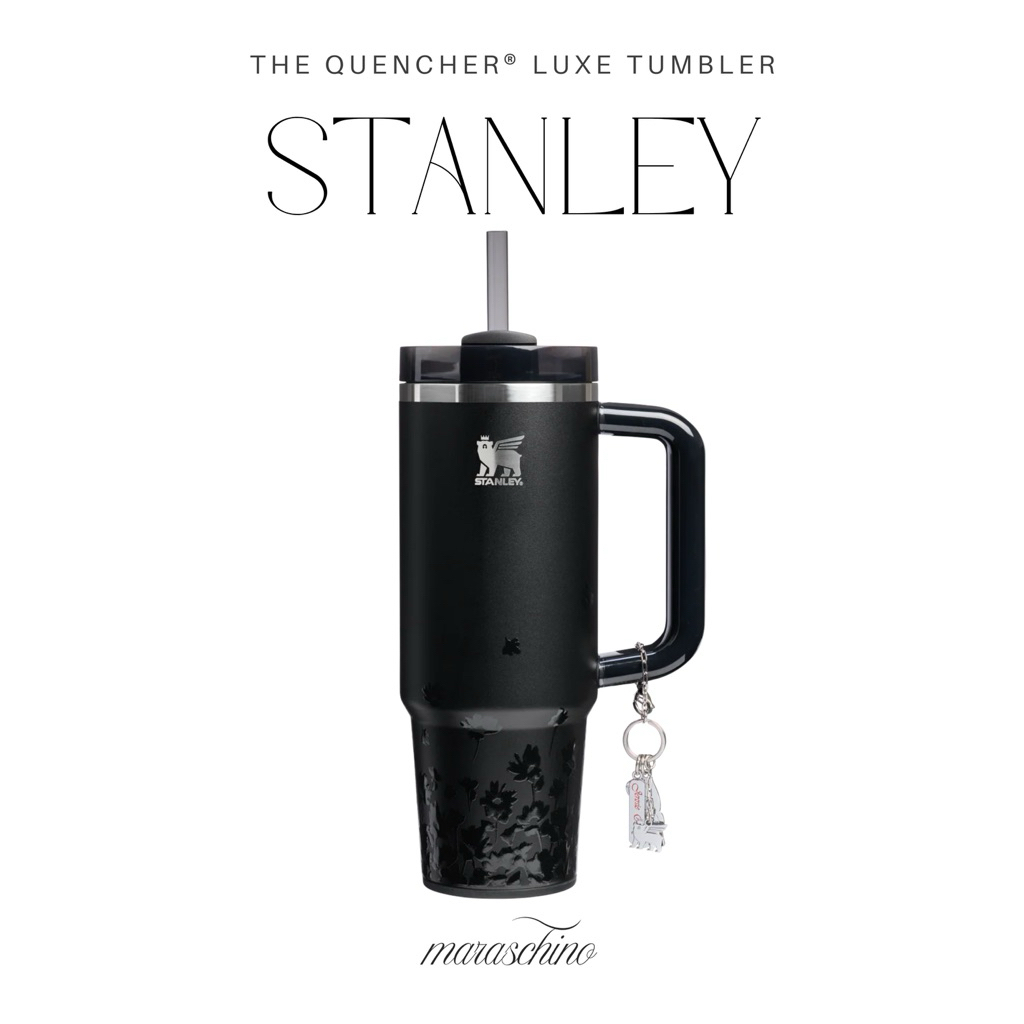 Ly Giữ Nhiệt STANLEY X JENNIE The Quencher Luxe Tumbler Midnight Ruby