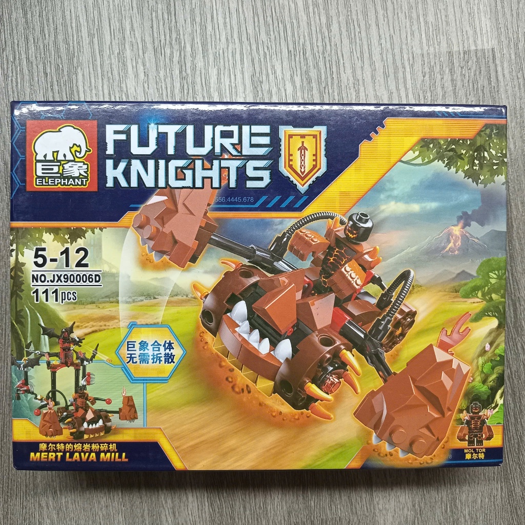 Đồ chơi lắp ráp Nexo knight Mol tor phản diện nexo mô hình quỷ dung nham