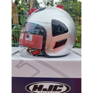 Combo mũ bảo hiểm 3/4 HJC + kính mũ