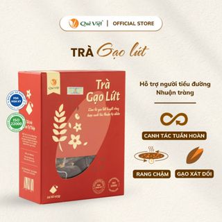  Trà gạo lứt lợi sữa Quê Việt nguyên liệu tự nhiên an toàn hỗ trợ lợi sữa cho mẹ sau sinh  150g,450g 600g  