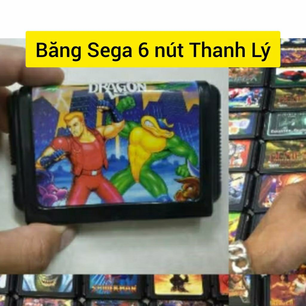 Thanh lý băng Sega 6 Genesis Mega Driver Card nút sưu tầm giao ngẫu nhiên