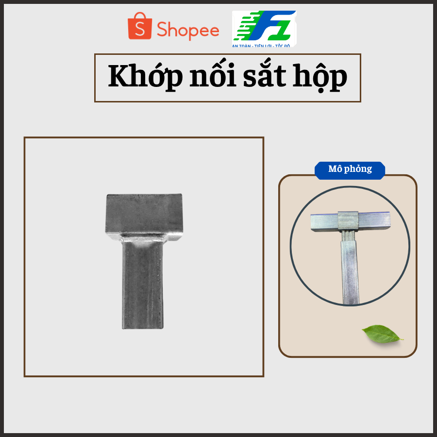 Khớp nối nhanh F1 khớp nối góc 3 chiều N(F2) không cần hàn tiện lợi dễ sử dụng kích thước 20x20, 25x