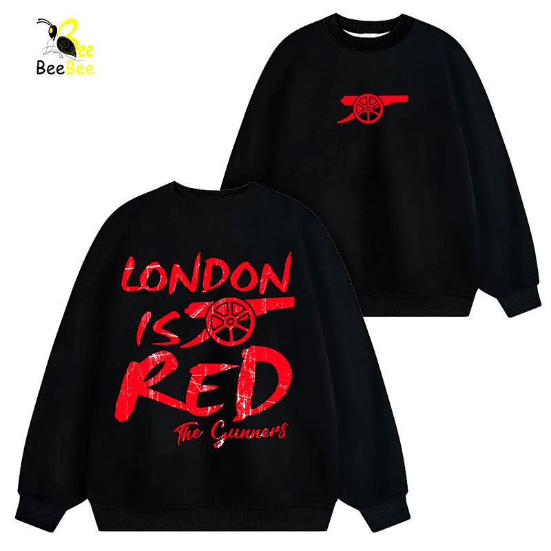 Áo SWEATER pháo thủ arsenal form rộng size 45kg đến 95kg chất nỉ lông cáo- Áo khoác nỉ nam nữ có mũ 