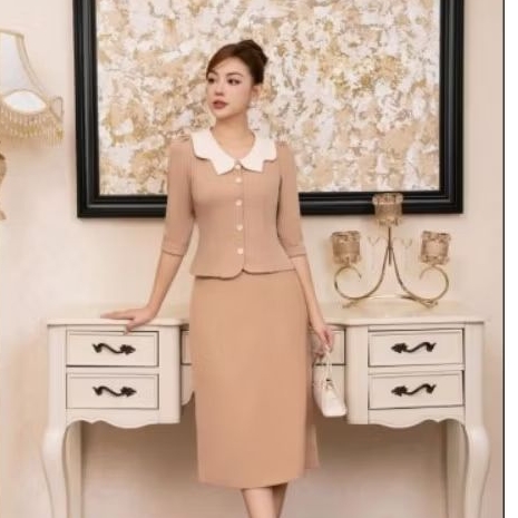 Xả lỗ Áo kiểu công sở tay lỡ có đủ size