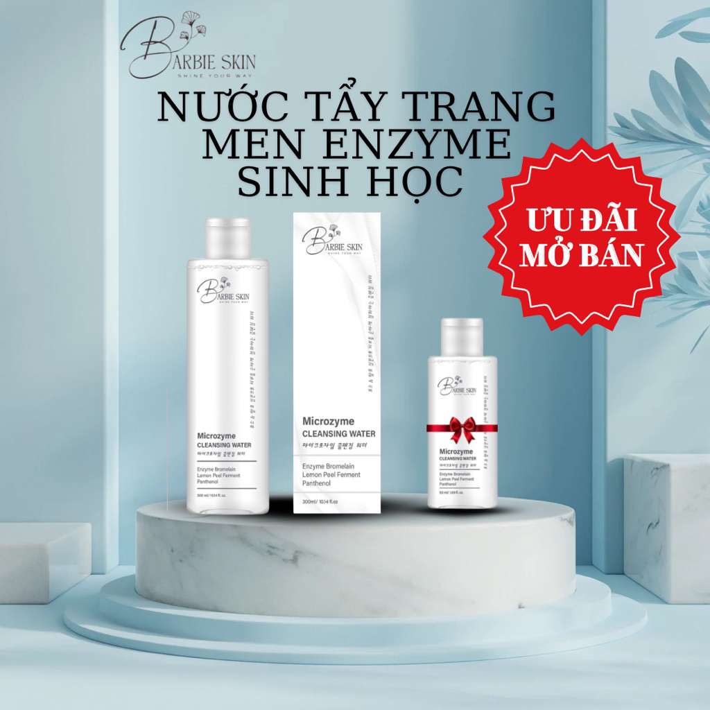 NƯỚC TẨY TRANG MEN ENZYME SINH HỌC BAYLA SKIN (BARBIE SKIN) -Sạch sáng, nhẹ nhàng