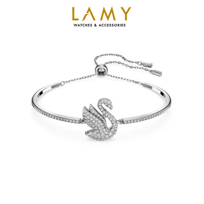 Vòng tay thiên nga LAMY Iconic Swan Bracelet Silver 2097 - Vòng tay bạch kim cao cấp