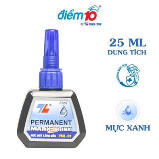 (Set 3 Chai) Mực Lông Dầu Thiên Long PMI-01 xanh/đỏ/đen