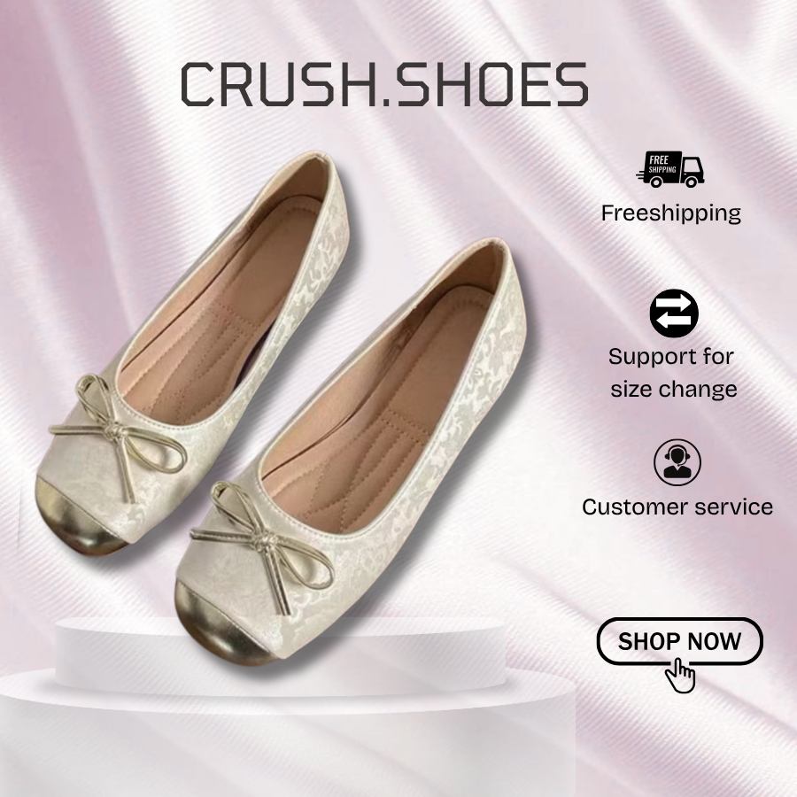 Giày Búp Bê Gắn Nơ Điệu Đà Nữ Tính - N33