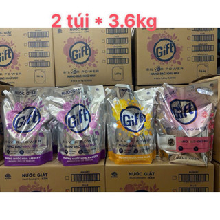  Combo 2 túi *3.6kg  Nước Giặt Gift Hương nước Hoa Ambery   Ellie  Nắng Mới 