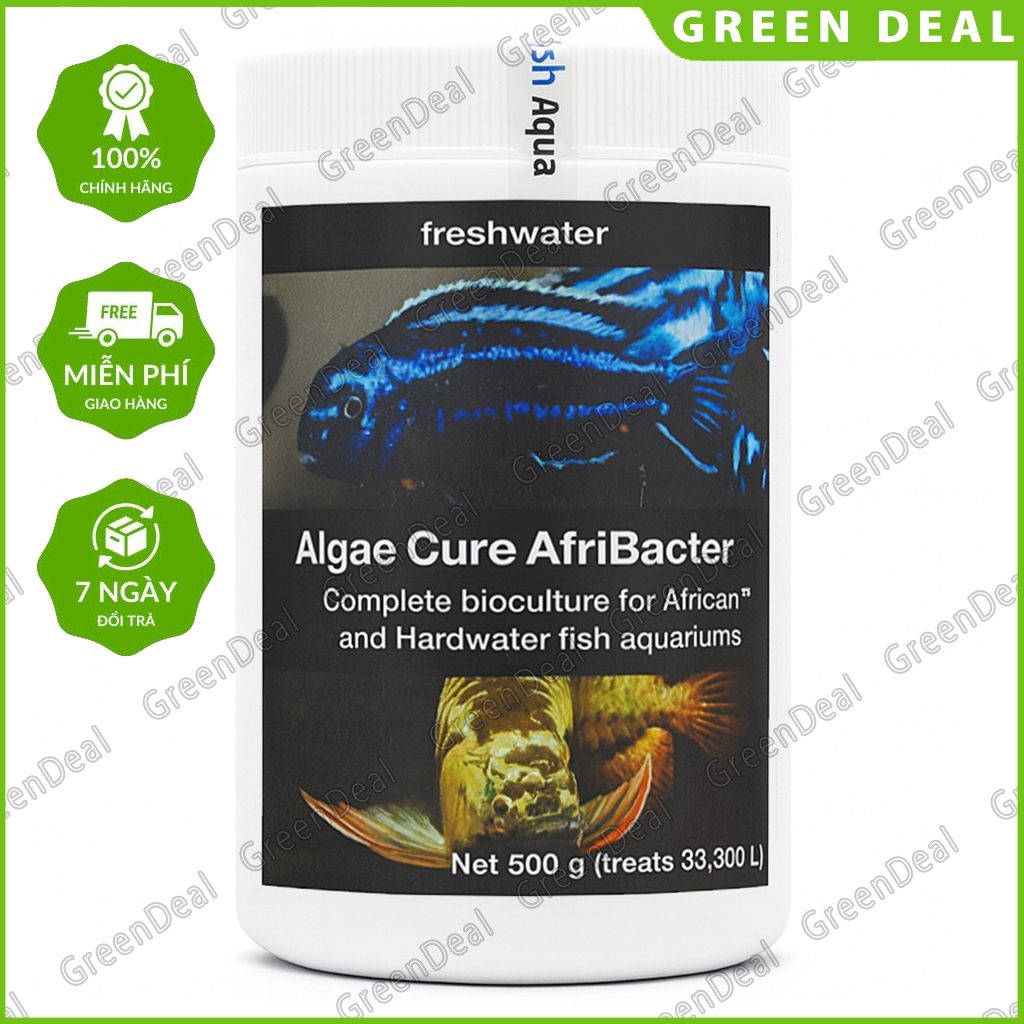 LOVEFISH - Algae Cure AfriBacter | Vi sinh đặc biệt cho hồ cá Cichlid Châu Phi có độ pH & GH cao