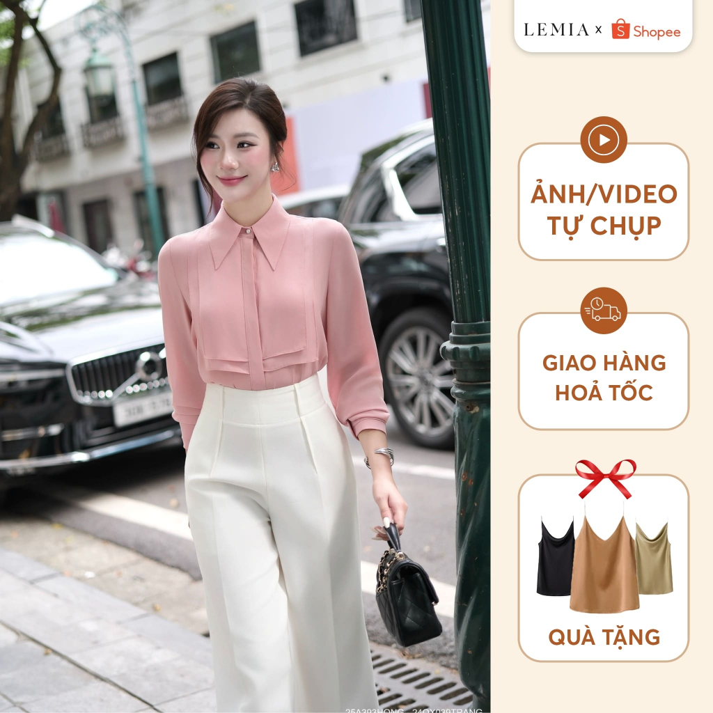 Áo Sơ Mi Bèo Vuông by Lemia Design - 25A393