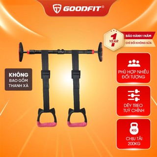  Vòng treo đu xà đơn trẻ em Gymnastic rings GoodFit chịu tại 200kg dây treo tùy chỉnh GF002E 