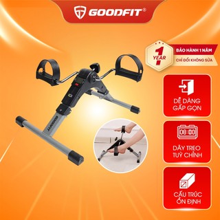 Xe đạp thể thao gấp gọn mini GoodFit tùy chỉnh độ nặng, tập luyện thể dục tại nhà GF002MB
