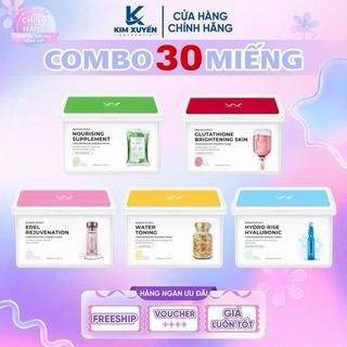   HỘP 30 MIẾNG  Mặt nạ WONJIN Effect Concentrated Essence Mask 350G 