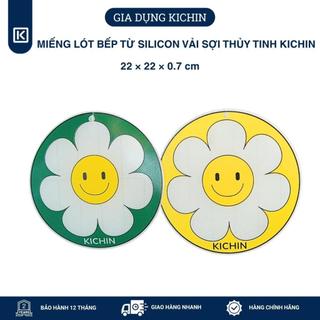  Miếng lót bếp từ Silicon vải sợi thủy tinh cao cấp dày 0,7mm cảm ứng từ chịu nhiệt cao chống trầy xước trang trí bếp 