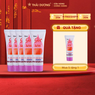  Mua 5 tặng 1 Kem Gót Sen Dưỡng Ẩm Chống Nứt Nẻ Chân Tay Tuýp 20g 