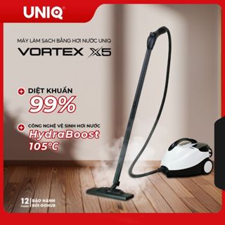  Máy vệ sinh hơi nước nóng UNIQ Vortex X5 2000W 1.5L xịt rửa lau nhà đa năng khử trùng diệt khuẩn nội thất ô tô bếp sofa 