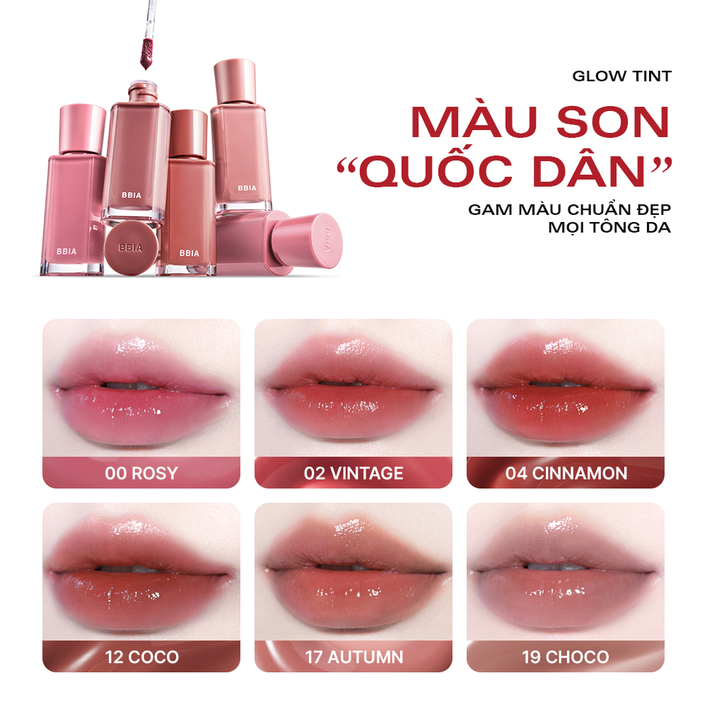 [LIVESTREAM] Son tint bóng căng mọng, trong trẻo BBIA Glow Tint (3.2g) | BigBuy360 - bigbuy360.vn