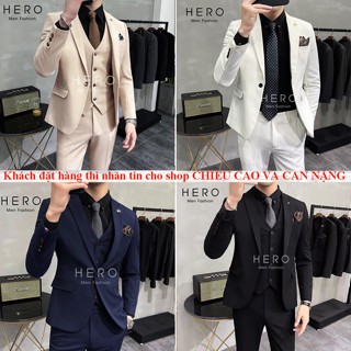  Bộ Vest Nam Cao Cấp Vải Sịn Fom Ôm Đẹp Quần Có Tăng Chỉnh size. Suit Nam Hàn Quốc 