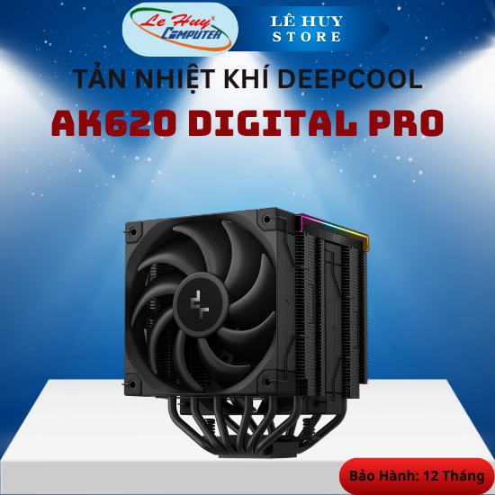 Tản Nhiệt Khí Deepcool AK620 WH DIGITAL / AK620 Digital Pro - Hàng Chính Hãng