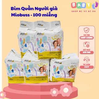 Combo 100 miếng bỉm quần Người Già Miobuss - size M,L,XL - Giải pháp chăm sóc tốt cho người thân