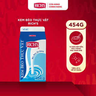  Kem Béo Thực Vật Rich's Hộp 454g  RICH LÙN  - Giao Hỏa Tốc 