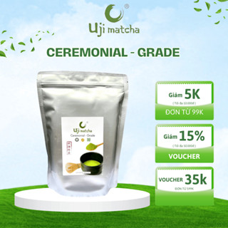  Bột Trà Xanh Matcha Uji Ceremonial Grade Túi Lớn 500GR Chính Hãng Công Nghệ Nhật Bản 
