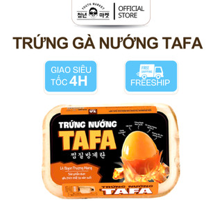 Trứng Gà Nướng Cao Cấp Tafa Ăn Liền Hộp 6 Quả 324G
