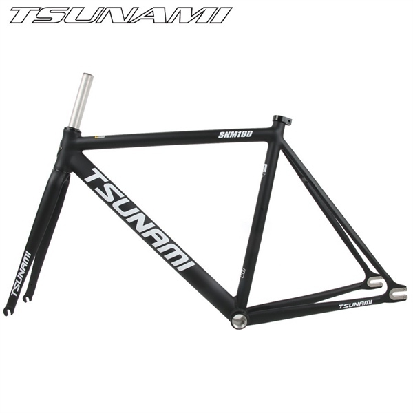 Khung cho xe Fixed Gear Tsunami SNM100 sơn màu đen