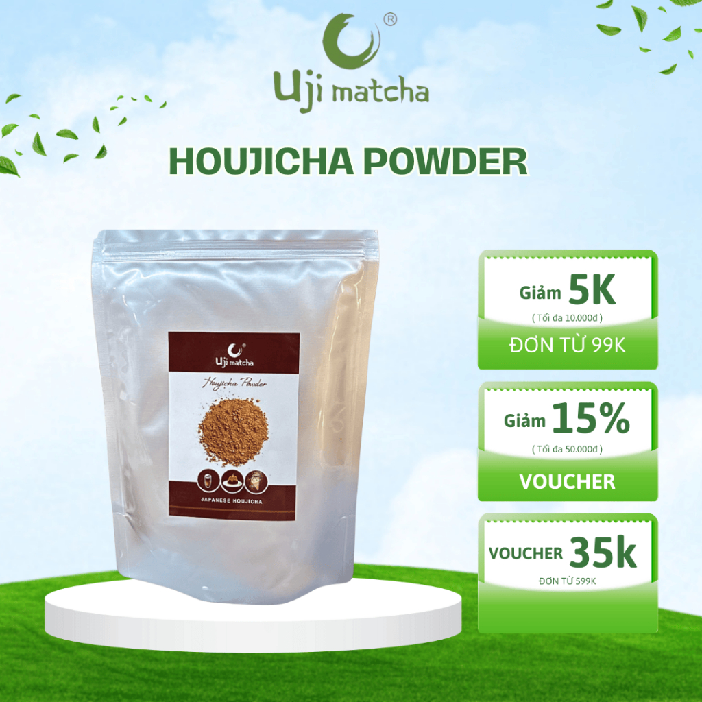 Bột Trà Rang Houjicha Uji Chính Hãng 500GR
