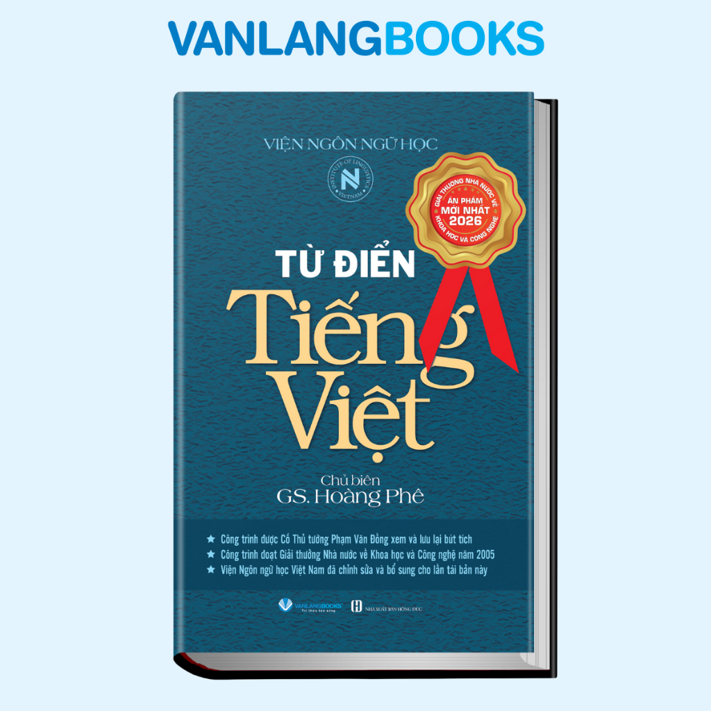 Sách Từ điển Tiếng Việt (Hoàng Phê) (Tái bản 2026) - VLB