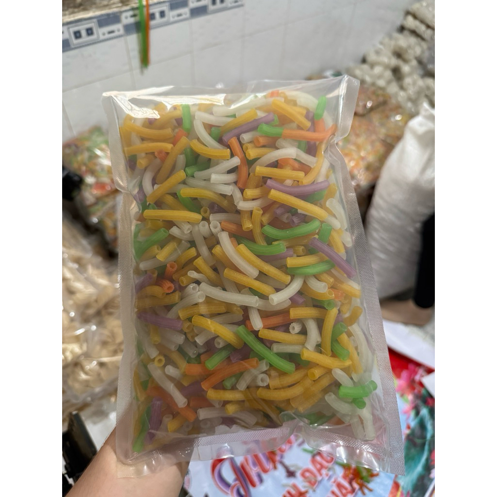 1kg NUI ỐNG DÀI RAU CỦ