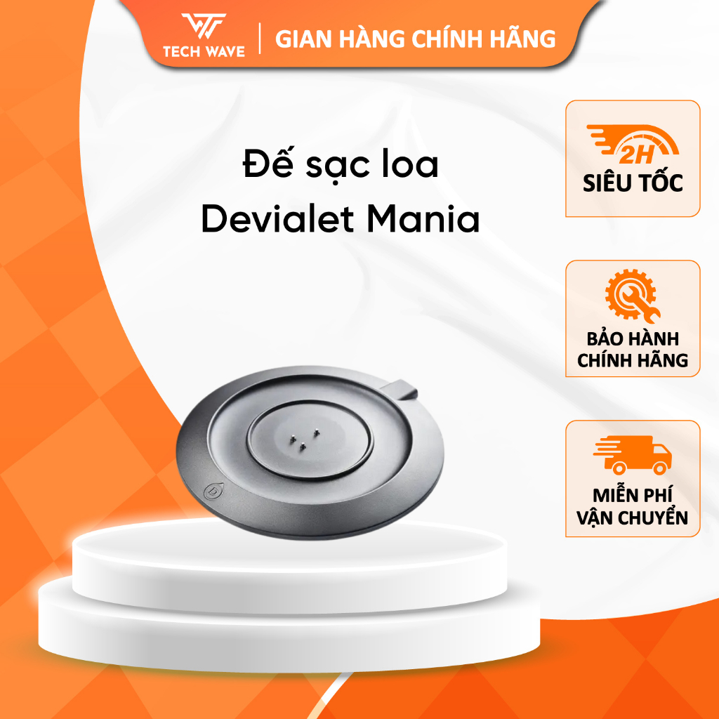 Đế Sạc Devialet Mania Station – Phụ Kiện Chính Hãng Cho Loa Devialet Mania Cao Cấp, Techwave