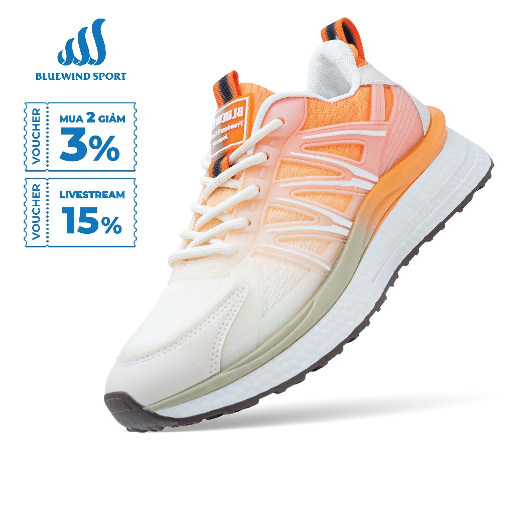 [TĂNG SIZE] Giày Thể Thao Nữ BLUEWIND Vải Dệt Kim Thoáng Khí, Năng Động, Thời Trang Dễ Phối Đồ 68376