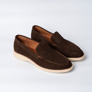 Giày lười nam cao cấp G2 Slipper LF, giày da nâu phong cách sang trọng, lịch lãm, trưởng thành