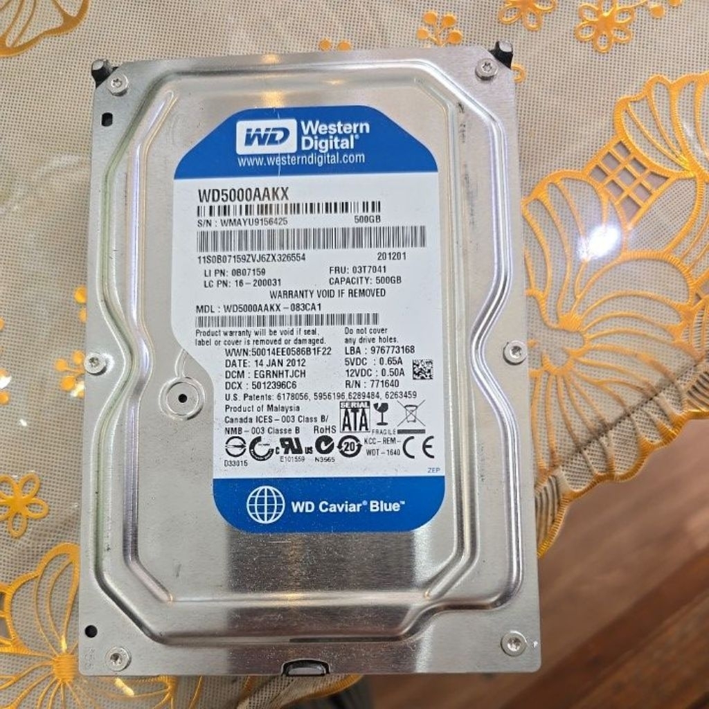 HDD WD 500gb dùng cho máy bà or camera