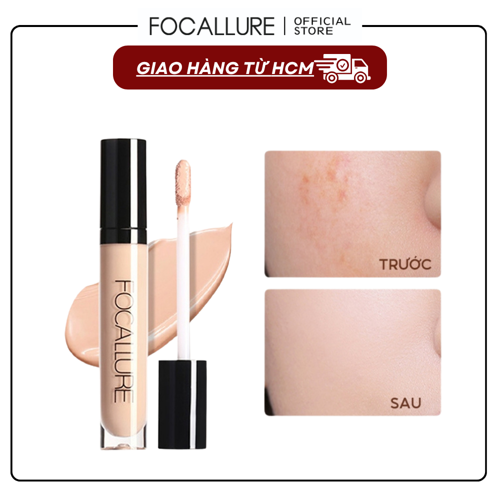 FOCALLURE Kem che khuyết điểm che phủ quầng thâm và vết thâm 3.8g