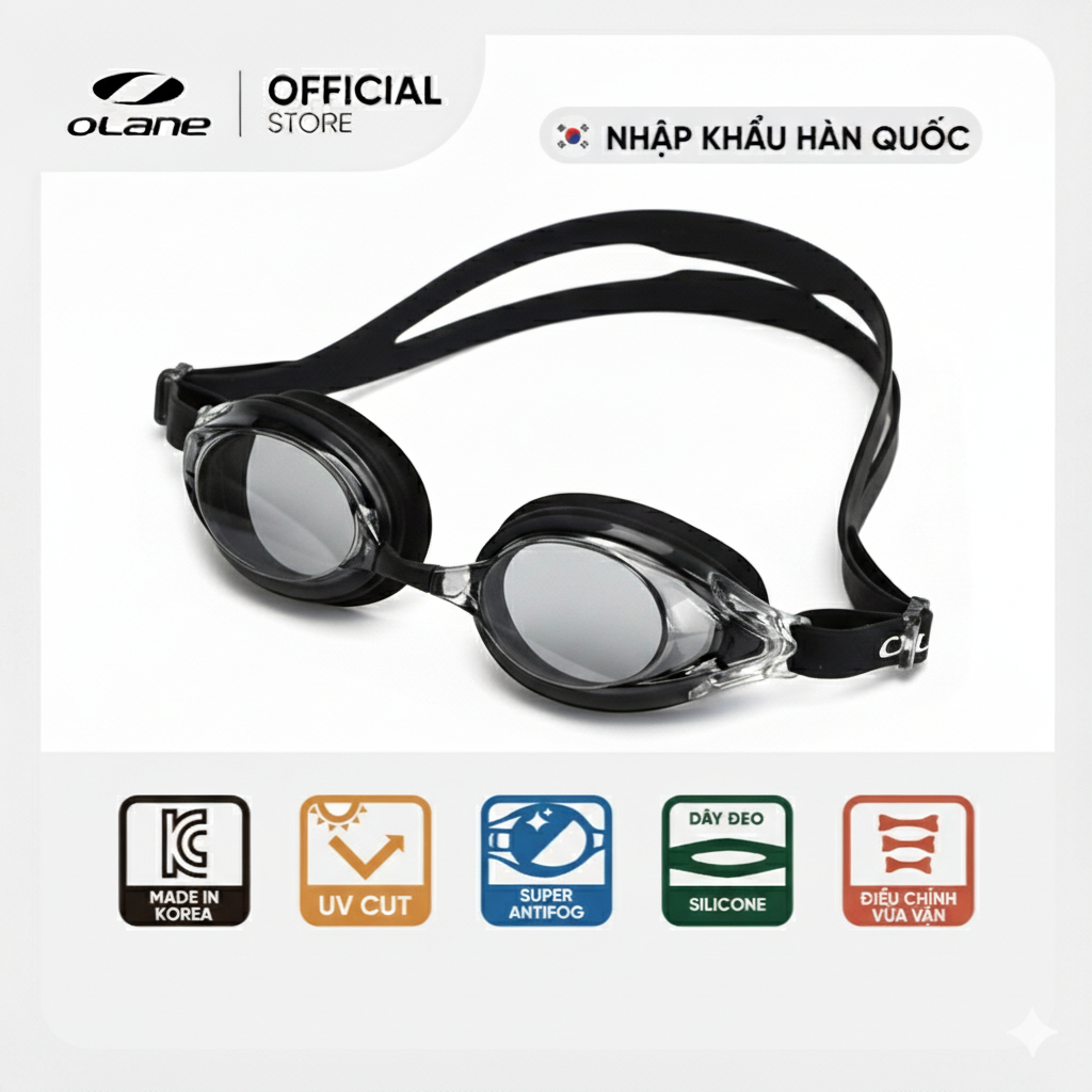 Kính Bơi OLANE SpeedFlow 503 Giảm Lực Cản Chống UV400 Chống Sương Mù cho Nam…