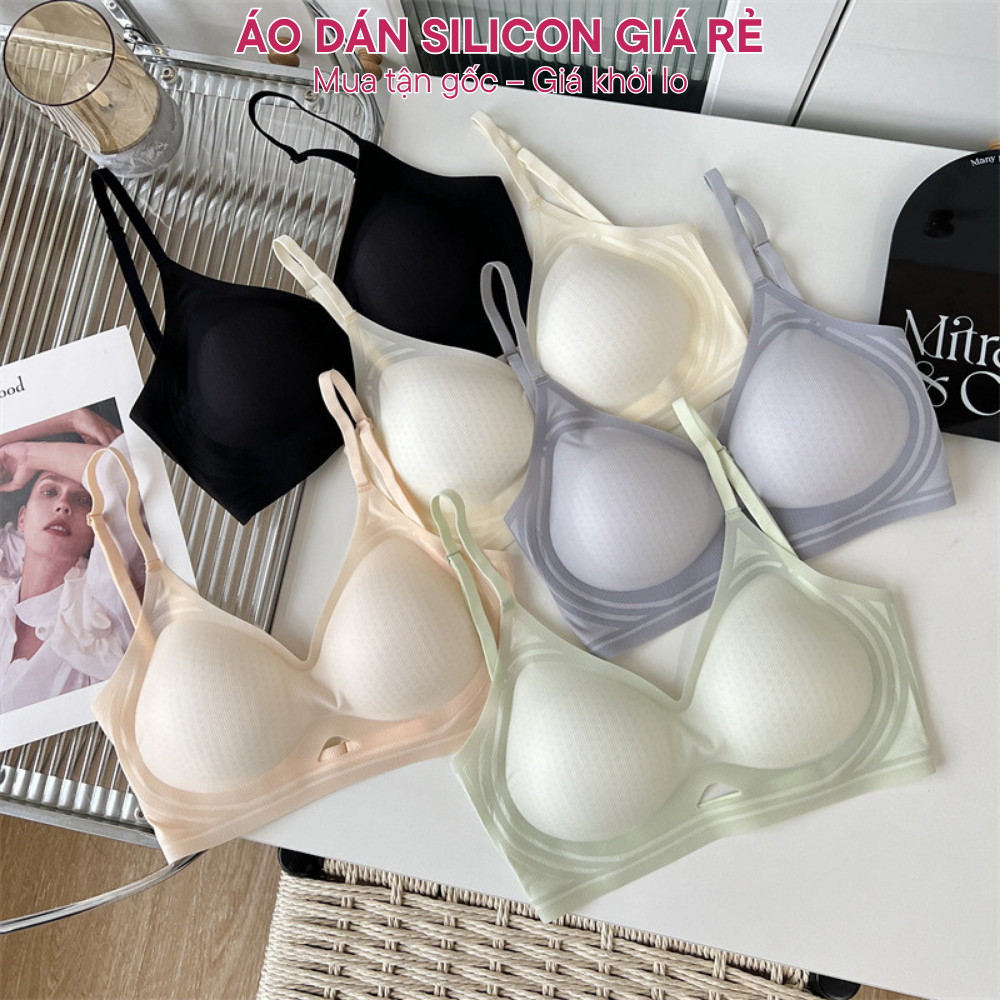 Áo Lót Mặc Áo Dài Không Lộ Nâng Ngực Mút Mềm Mịn Không Gọng Hở Lưng - Larana 9736