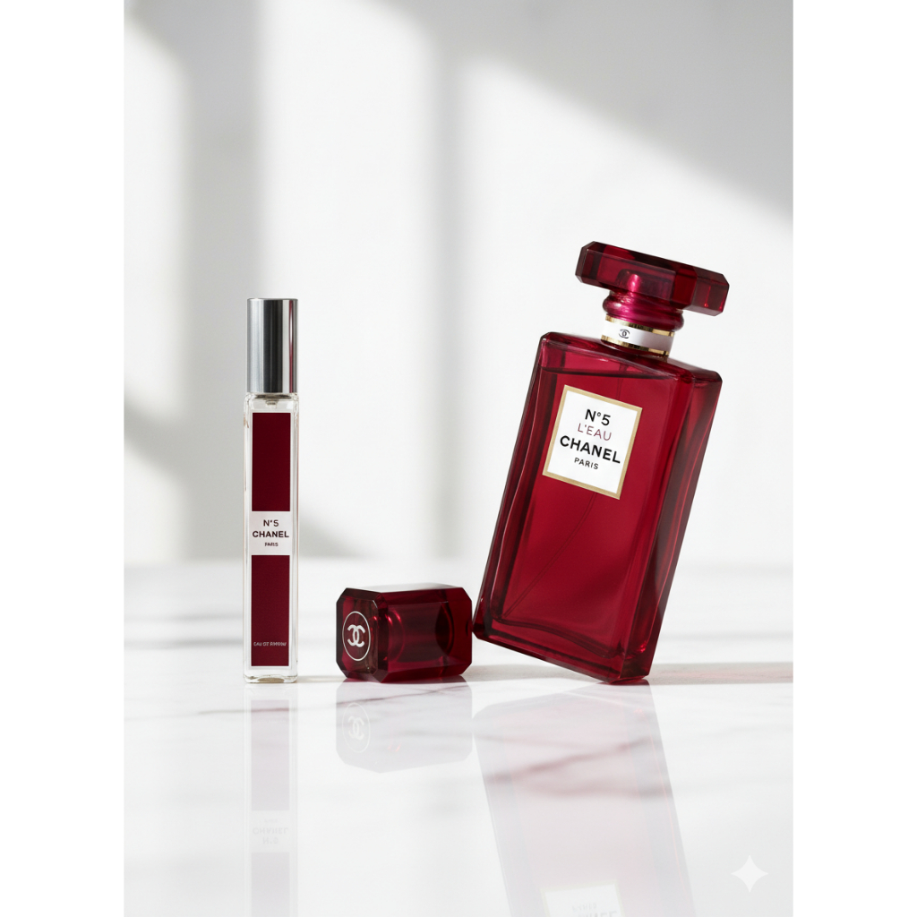 Mẫu Chai Chiết 10ml Chanel No5 L’Eau Red Edition – Tinh Tế, Sang Trọng và Mới Mẻ | Lueur 10
