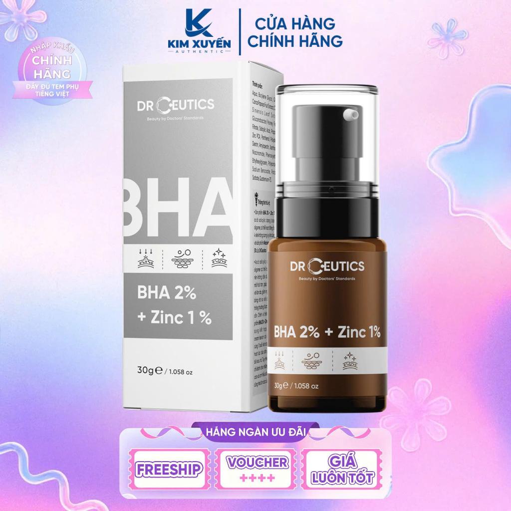 DR CEUTICS BHA Serum tinh chất Kẽm BHA 2% + Zinc 1% Dr Ceutics 30g Skincare