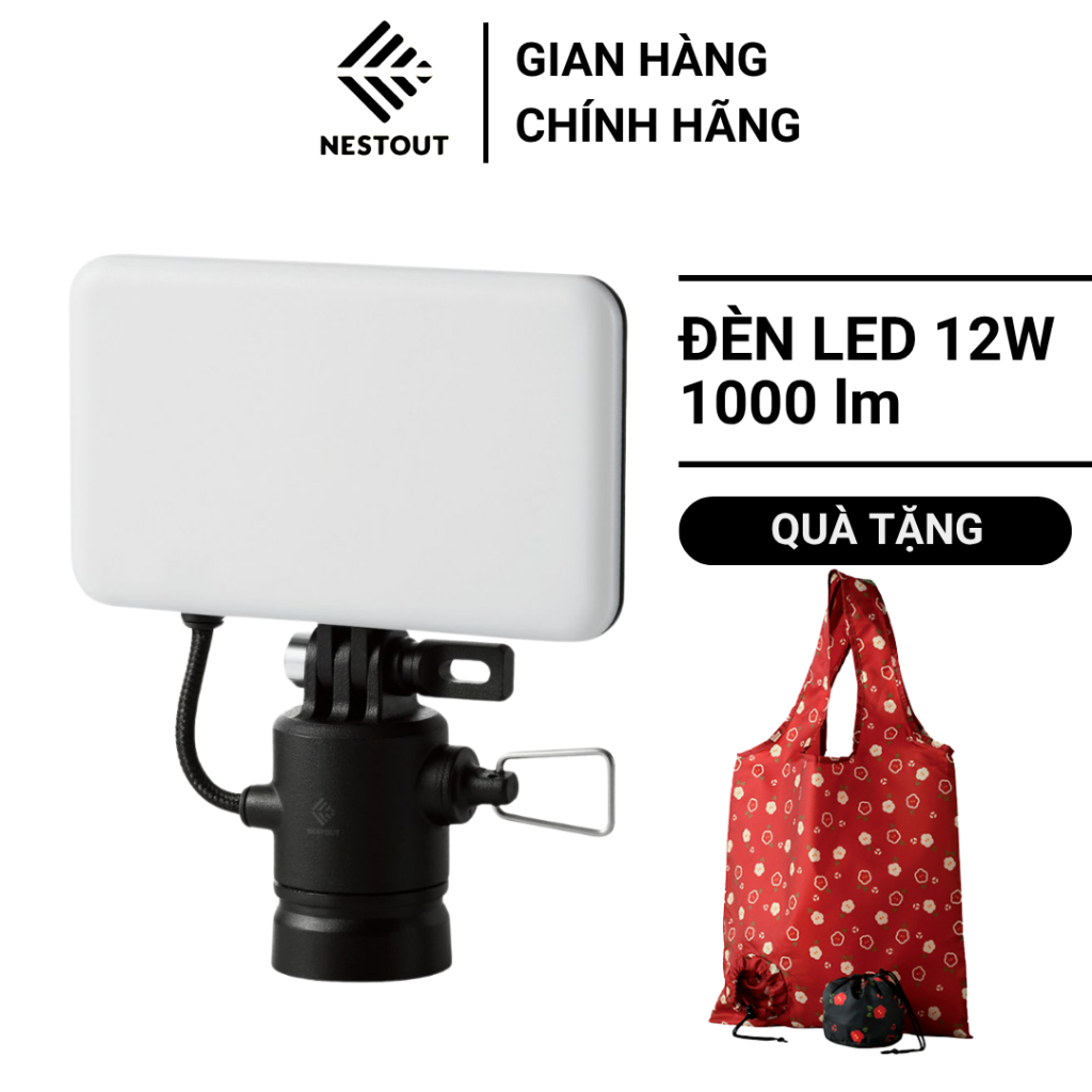 Đèn LED Cắm Trại Dã Ngoại Đa Dụng ELECOM NESTOUT OUTDOOR GEAR FLASH-1 - Màu Đen - ELECOM VIETNAM OFF