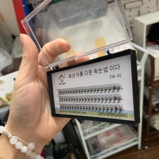 Mi Chùm Hàn Quốc Cong D, Mi Mềm Dễ Bắt Keo, Lên Mắt Cực Xinh [ Lệ Quyên ]