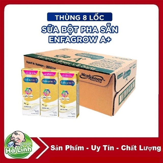 [Date 02/2025] Sữa Enfagrow A+ 4 360 Brain Plus pha sẵn 180ml (Thùng 24 hộp)