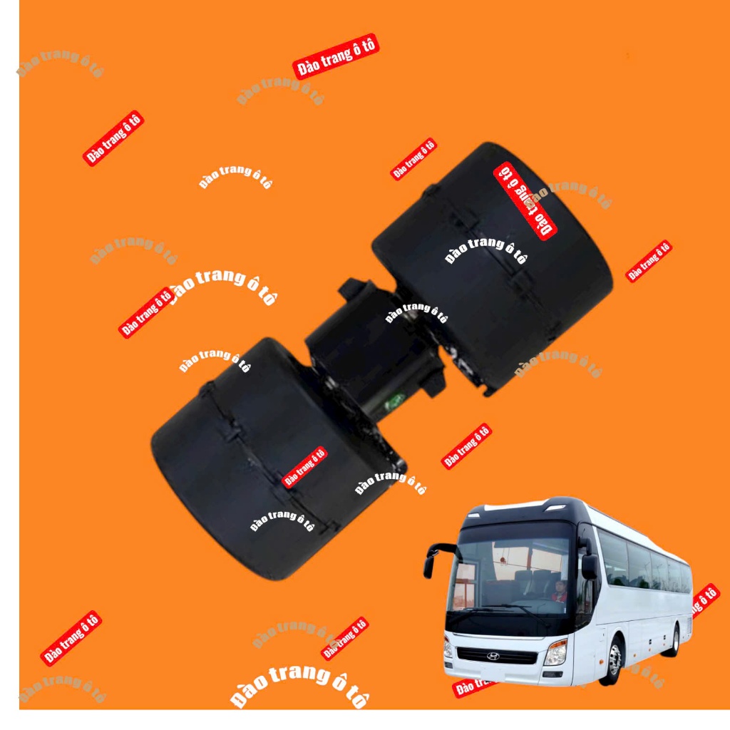 Quạt dàn lạnh xe khách Hyundai Universe quạt hệ thống điều hoà xe ô tô 24v