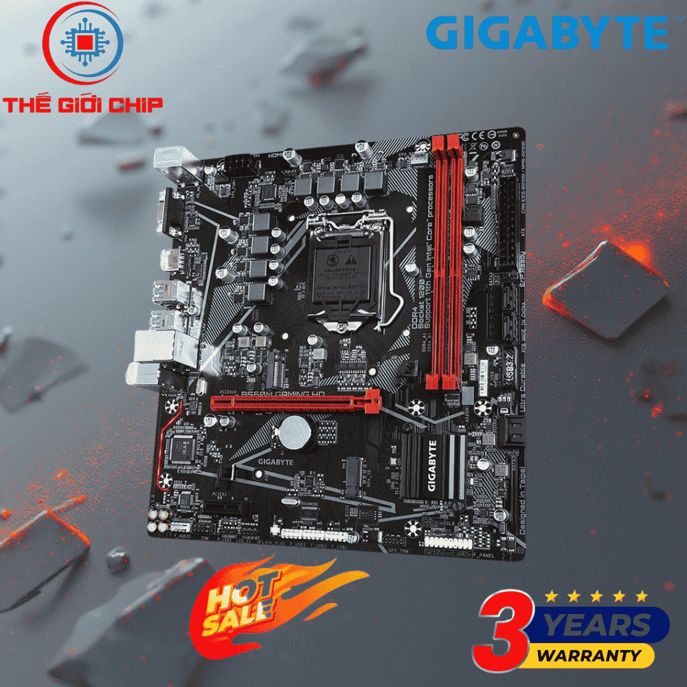 Mainboard (Bo mạch chính) Gigabyte B560M GAMING HD I Bảo hành 36 tháng