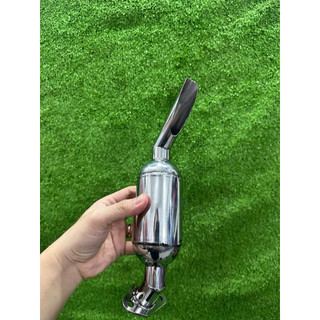 Pô Độ Kiểu Thái Lan Inox 304 Có Bình Dầu Dùng Cho Máy 5.5-6.5-7.5HP Giúp Máy Đạt Tối Đa Công Suất