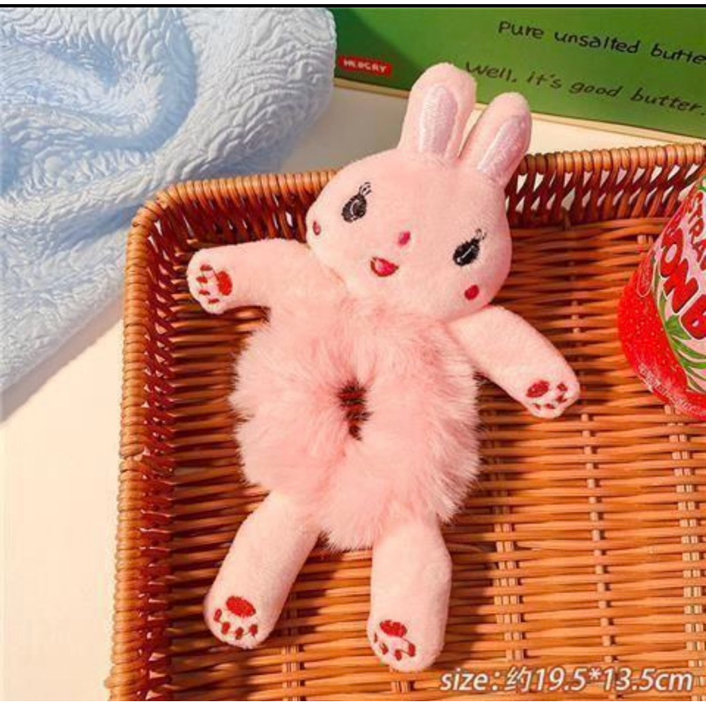 Cột tóc hình con thú ( con vịt con ếch con gấu con thỏ) cho bé gái dễ thương